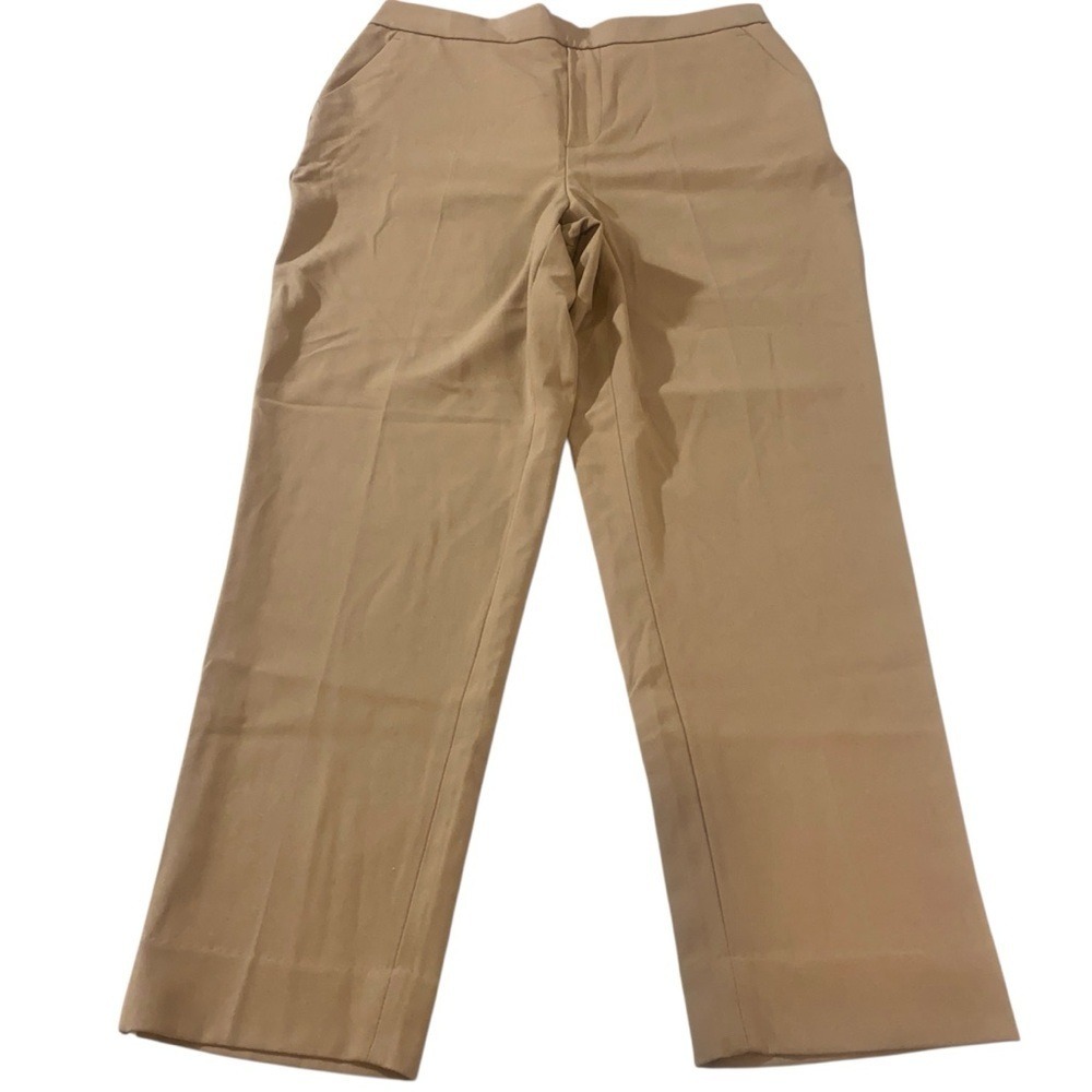 Banana Republic Women's Size 10 Khaki Dress Stretch Straight Leg Career Pants